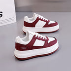 Damen modische Sneakers mit dicker Dämpfung und atmungsaktiver Oberseite R&B