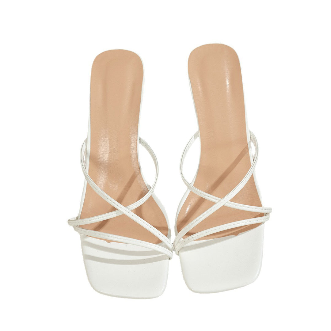 Damen elegante Riemchen-Sandaletten mit modischem Plateau R&B