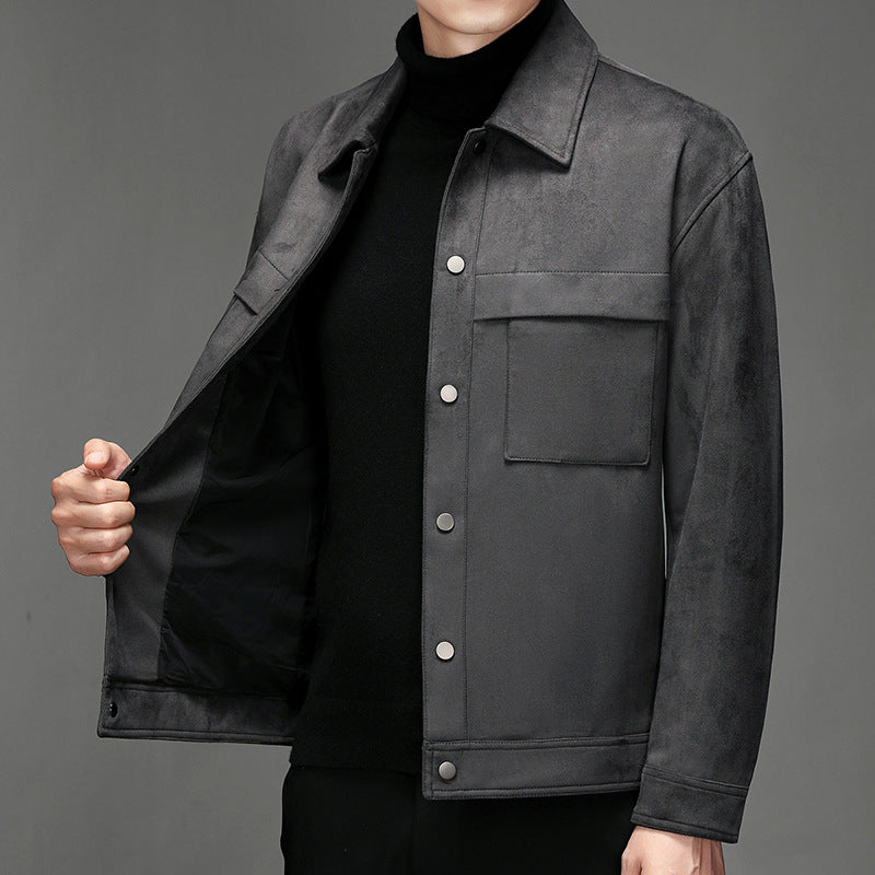 R&B | Elegante Wildleder-Jacke für Männer