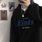 Damen Kapuzenpullover mit lässigem Schnitt und modernem Schriftzug