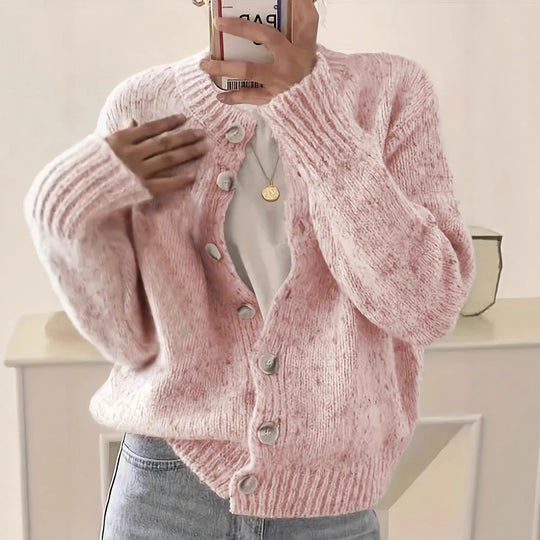 Damen Kuschelige Strickjacke R&B