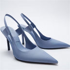 Damen Elegante Slingback-Pumps mit modischem Schnitt und hohem Absatz R&B