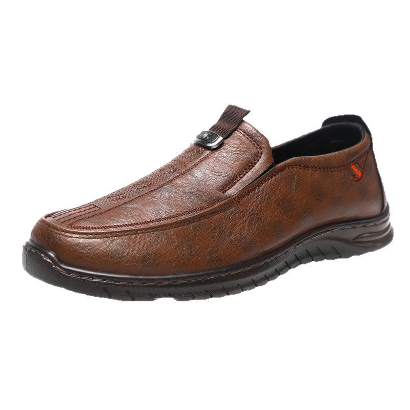 Damen elegante und bequeme Slipper aus Leder R&B
