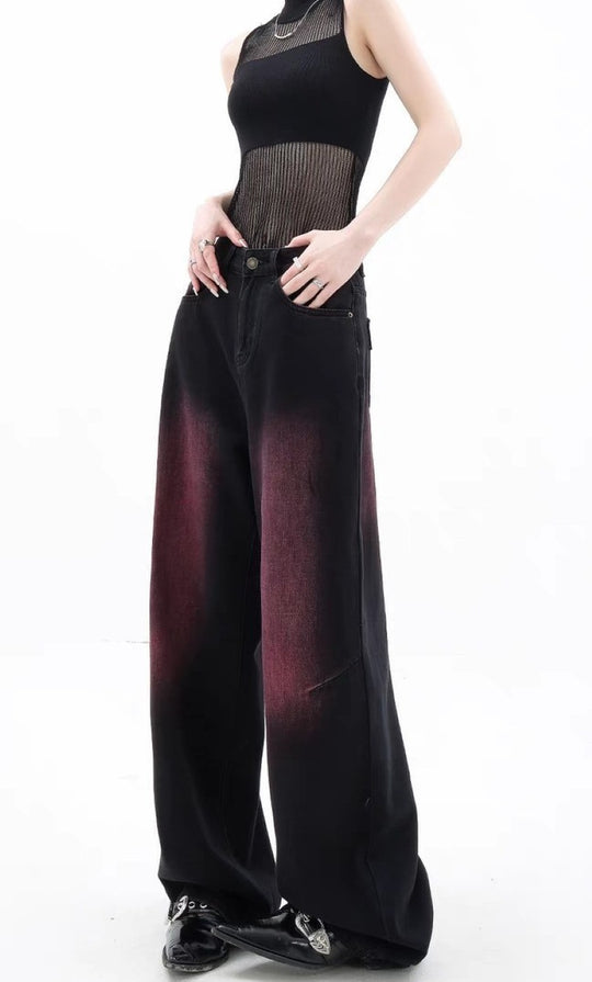 Damen Weite Jeans R&B