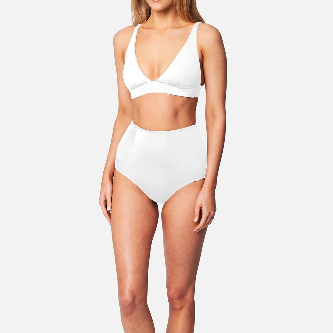 Damen Hochgeschnittener Bikini mit vorteilhaftem Schnitt R&B