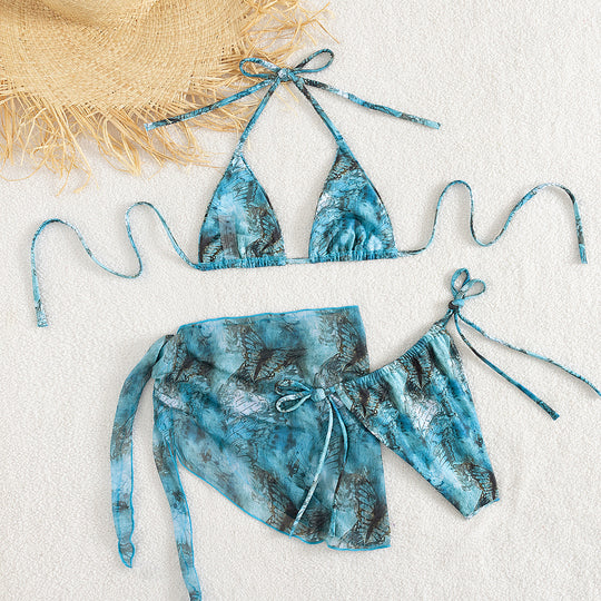 Damen Triangel-Bikini mit pareo R&B