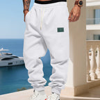 Herren bequeme Jogginghose mit verstellbarem Bund und praktischen Seitentaschen R&B