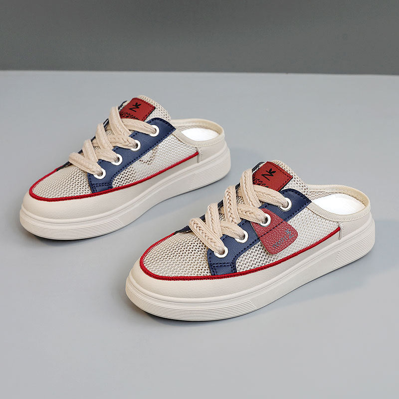 Damen Slip-On Sneakers mit luftdurchlässigem Obermaterial und flexibel rutschfester Sohle R&B