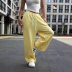Damen Bequeme Freizeithose mit weitem Schnitt und elastischem Bund R&B