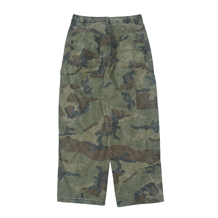 Damen Cargohose mit multifunktionalen Taschen und modernem Camouflage-Design R&B