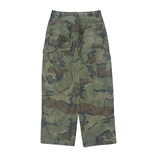 Damen Cargohose mit multifunktionalen Taschen und modernem Camouflage-Design R&B