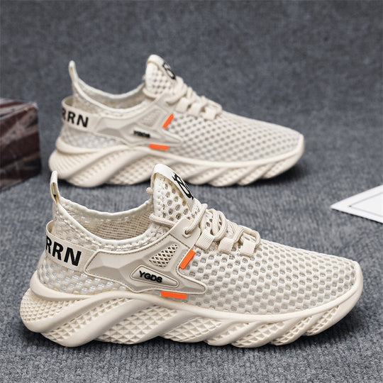 Damen Leichte Lauf-Sneaker mit atmungsaktivem Mesh-Obermaterial und rutschfester Sohle R&B