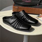 Damen elegante Slipper aus hochwertigem Leder R&B