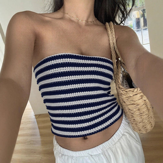 Damen Sommerliches Bustier Top R&B