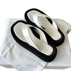 Damen Komfortable Zehenschuhe mit gepolsterter Sohle und rutschfester Unterseite R&B