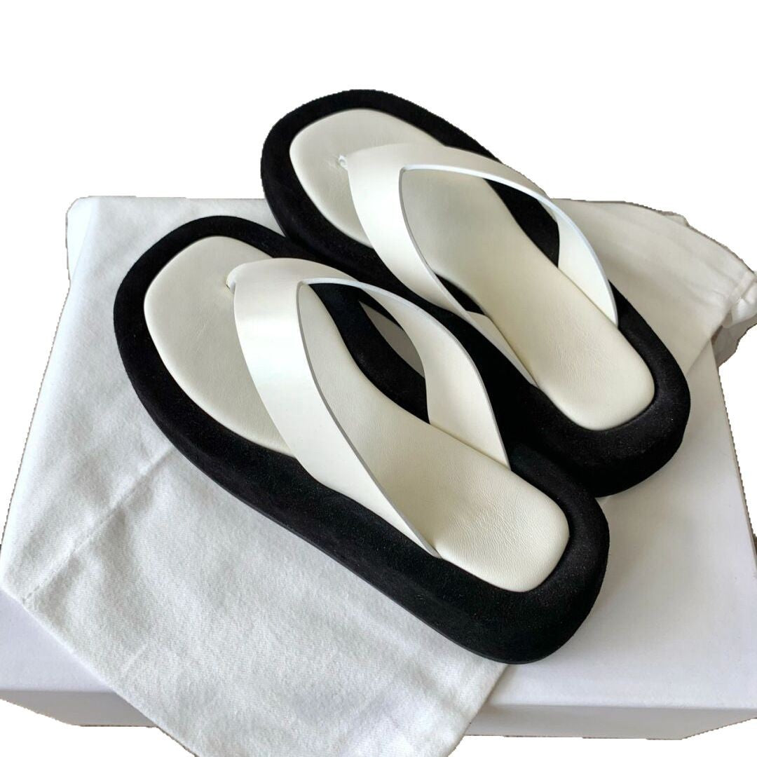 Damen Komfortable Zehenschuhe mit gepolsterter Sohle und rutschfester Unterseite R&B