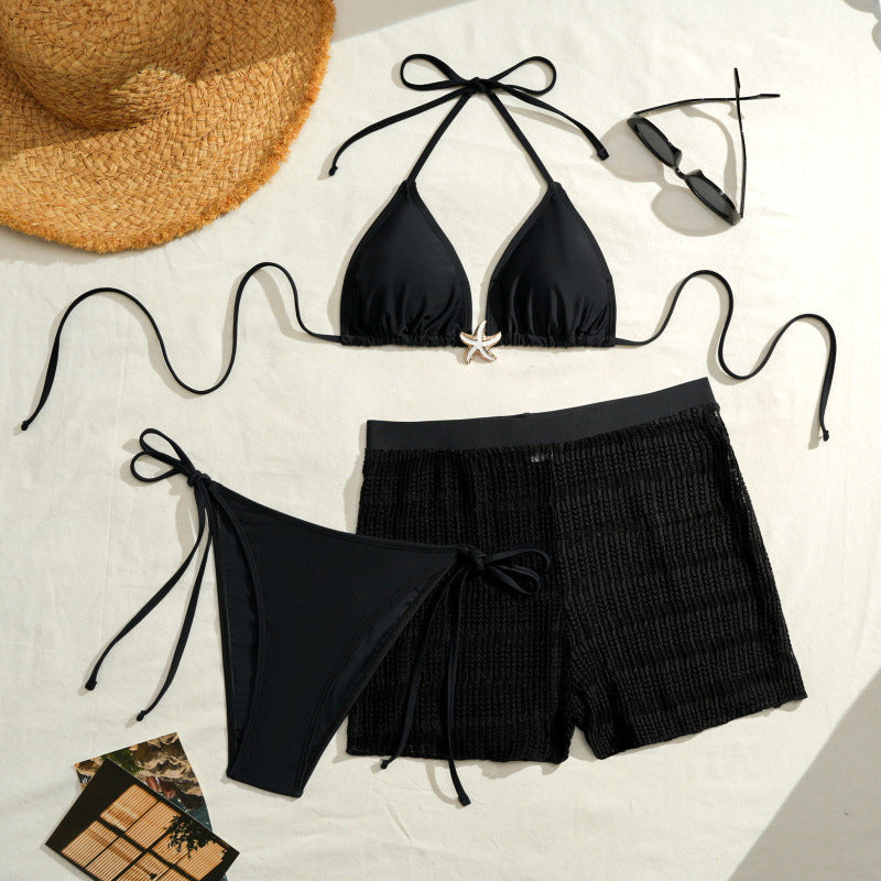 Damen Bikini-Set mit trendigen Raffungen und modischem Höschen R&B