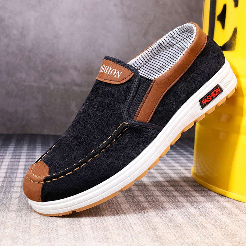 Damen modische Slipper mit rutschfester Sohle und elastischem Einsatz R&B