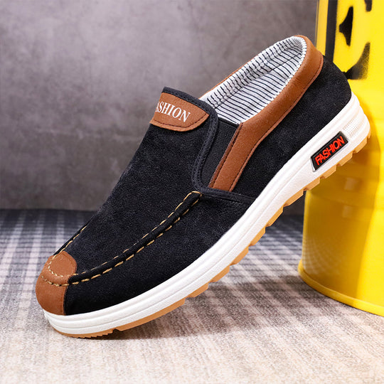 Damen modische Slipper mit rutschfester Sohle und elastischem Einsatz R&B