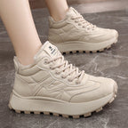 Damen Hohe Schnürstiefel mit kuscheligem Innenfutter R&B