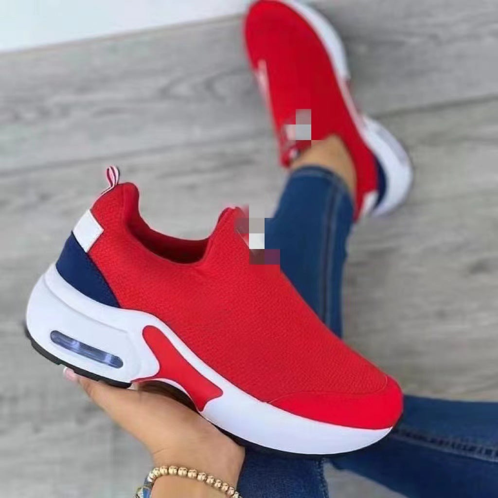 Damen Sneaker mit atmungsaktivem Obermaterial und stoßdämpfender Sohle R&B