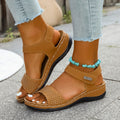 Damen Komfortable Sandalen mit verstellbarem Riemen und rutschfester Sohle R&B