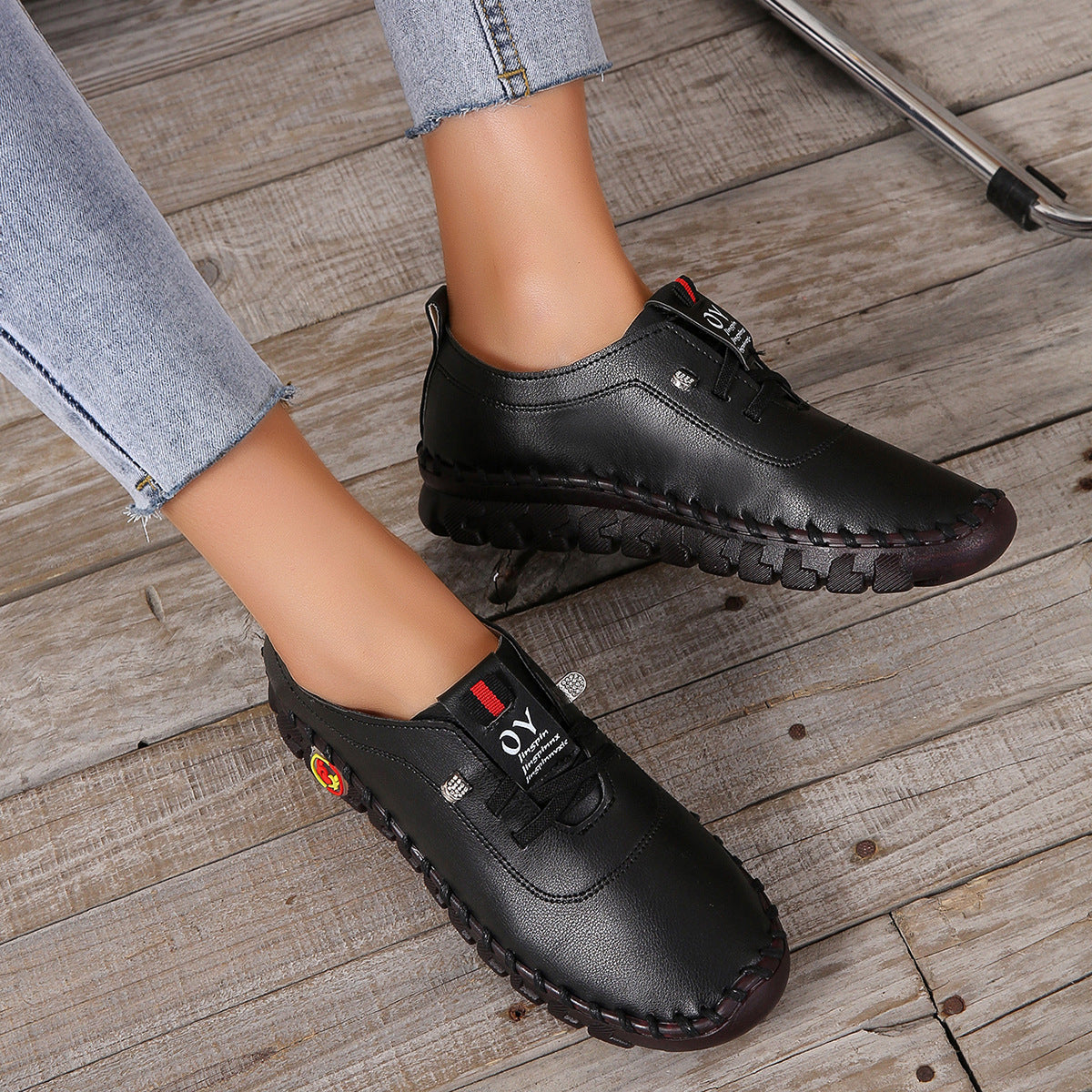 Damen Bequeme und leichte Freizeitschuhe mit rutschfester Sohle R&B