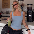 Damen Basic Tanktop mit hochwertigem Stretch R&B