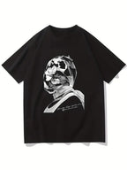 Damen T-Shirt mit künstlerischem Floral-Motiv und lässigem Schnitt R&B