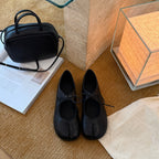 Damen Ballerinas mit elegantem Schnürdetail und rutschfester Sohle R&B