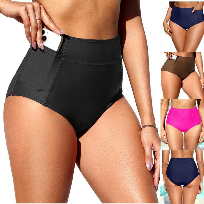 Damen Hochtaillierte Badeshorts R&B