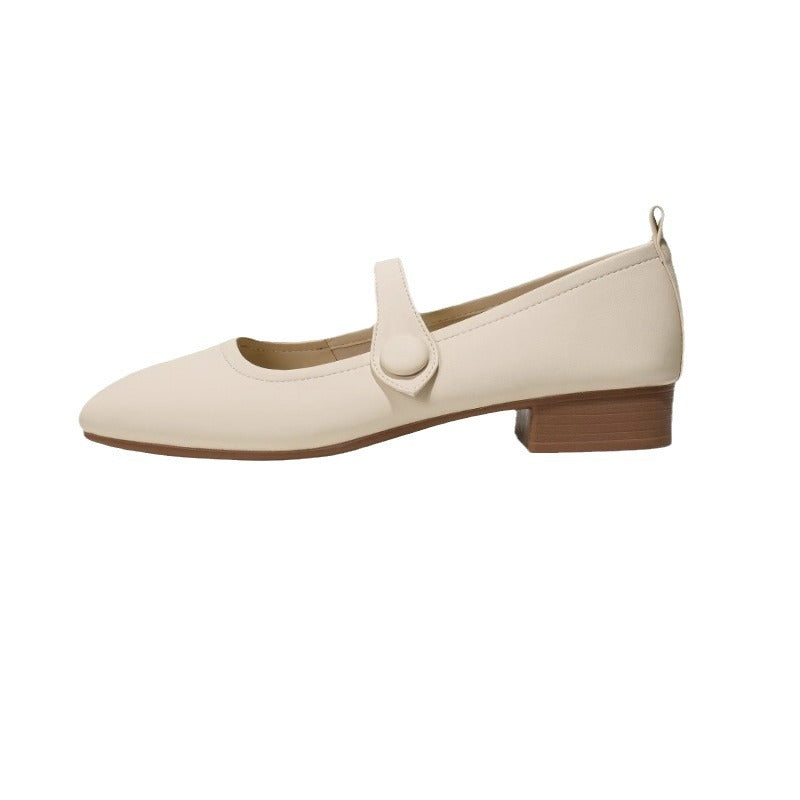 Damen elegante Ballerina-Pumps mit modischem Riemchen und bequemer Innensohle R&B