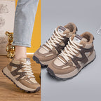 Damen Sportliche Sneakers mit kuscheligem Innenfutter und rutschfester Sohle R&B