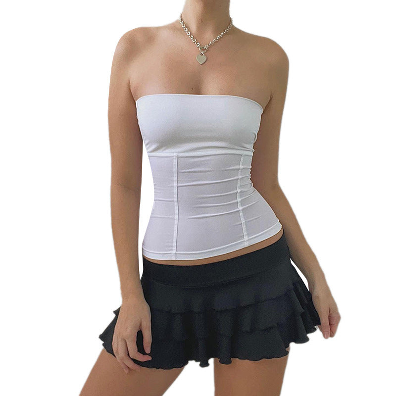 Damen Bandeau-Top mit geschmeidiger Passform und hochwertiger Stretch-Qualität R&B