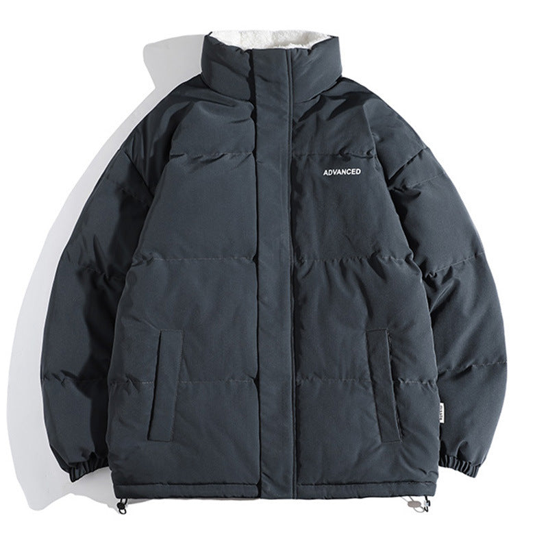 Damen vielseitige Pufferjacke mit hohem Kragen und weichem Fleecefutter