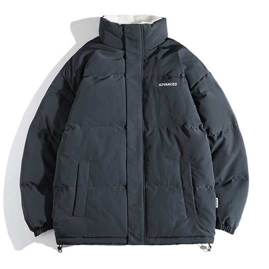 Damen vielseitige Pufferjacke mit hohem Kragen und weichem Fleecefutter R&B