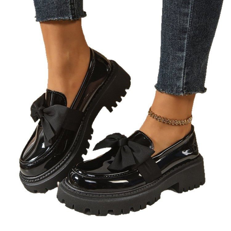Damen Elegante Slipper mit dekorativer Schleifenverzierung und rutschfester Sohle R&B