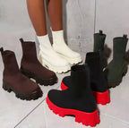 Damen Strumpfstiefel mit dämpfender Sohle und elastischem Knöchelbereich R&B