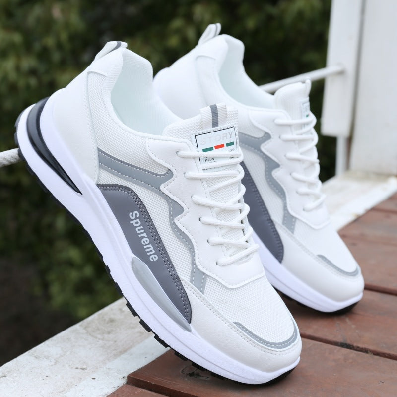 Damen Sportliche Sneaker mit atmungsaktiver Mesh-Oberfläche und stoßdämpfender Sohle R&B