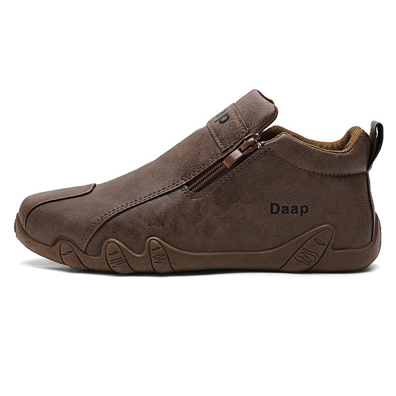 Damen modische Sneaker mit praktischem Reißverschluss R&B