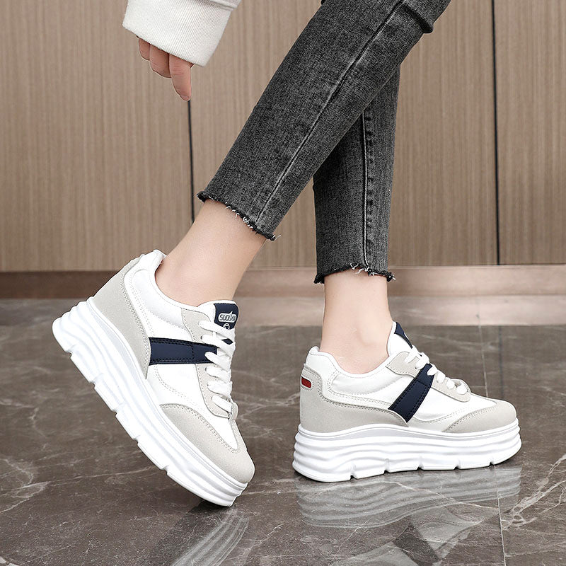 Damen Plattform Sneakers mit modischem Design und bequemer Dämpfung R&B