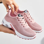 Damen Fitness-Sneaker mit atmungsaktivem Mesh-Obermaterial und dämpfender Sohle R&B