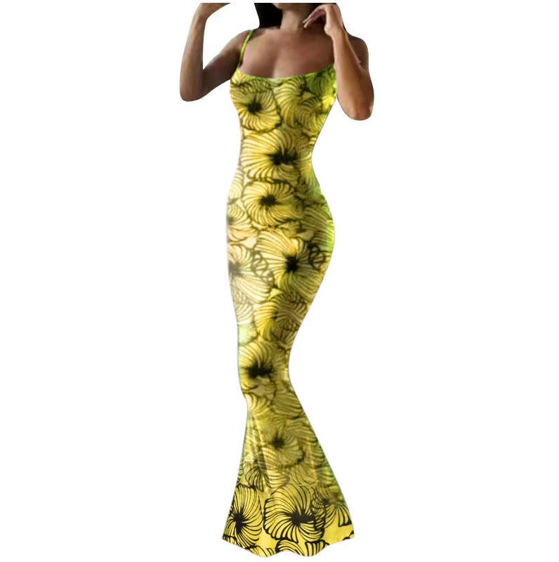 Damen Elegantes Maxikleid mit floralem Print R&B