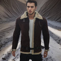 Herren luxuriöse Lammfelljacke R&B