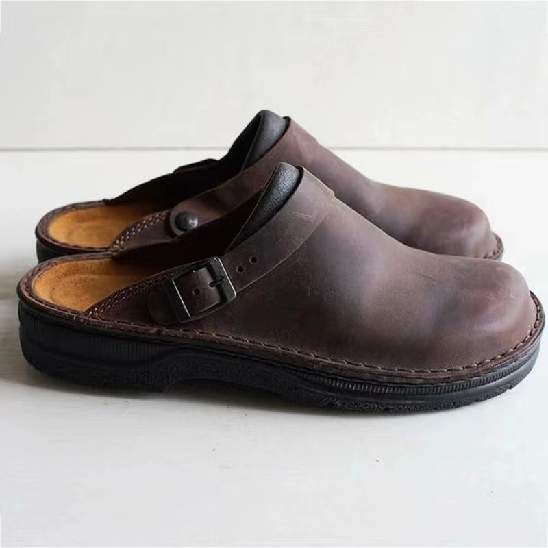 Damen Bequeme Clogs mit verstellbarem Riemen und ergonomischer Sohle R&B