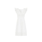 Damen Wickelkleid mit Rüschendetails und figurschmeichelndem Schnitt R&B