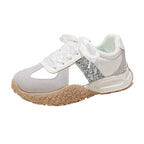 Damen Sportliche Sneakers mit glitzernden Designelementen R&B
