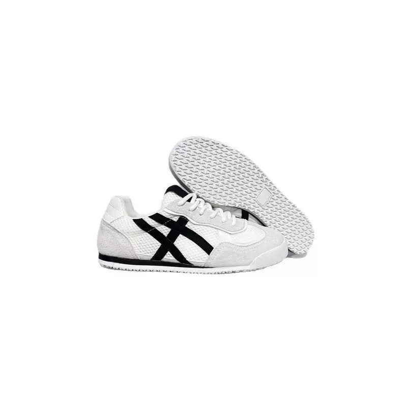 Damen modische und atmungsaktive Sneaker mit hochwertigem Wildleder und Mesh von