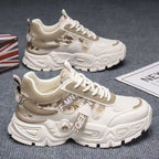 Damen Sportliche Chunky Sneakers mit atmungsaktivem Mesh-Obermaterial und stabiler Sohle