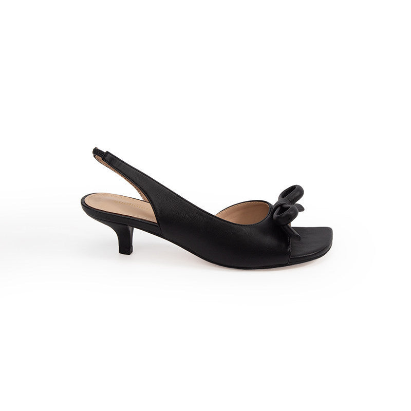 Damen Slingback-Pumps mit modischem Knoten-Detail und komfortablem Absatz R&B